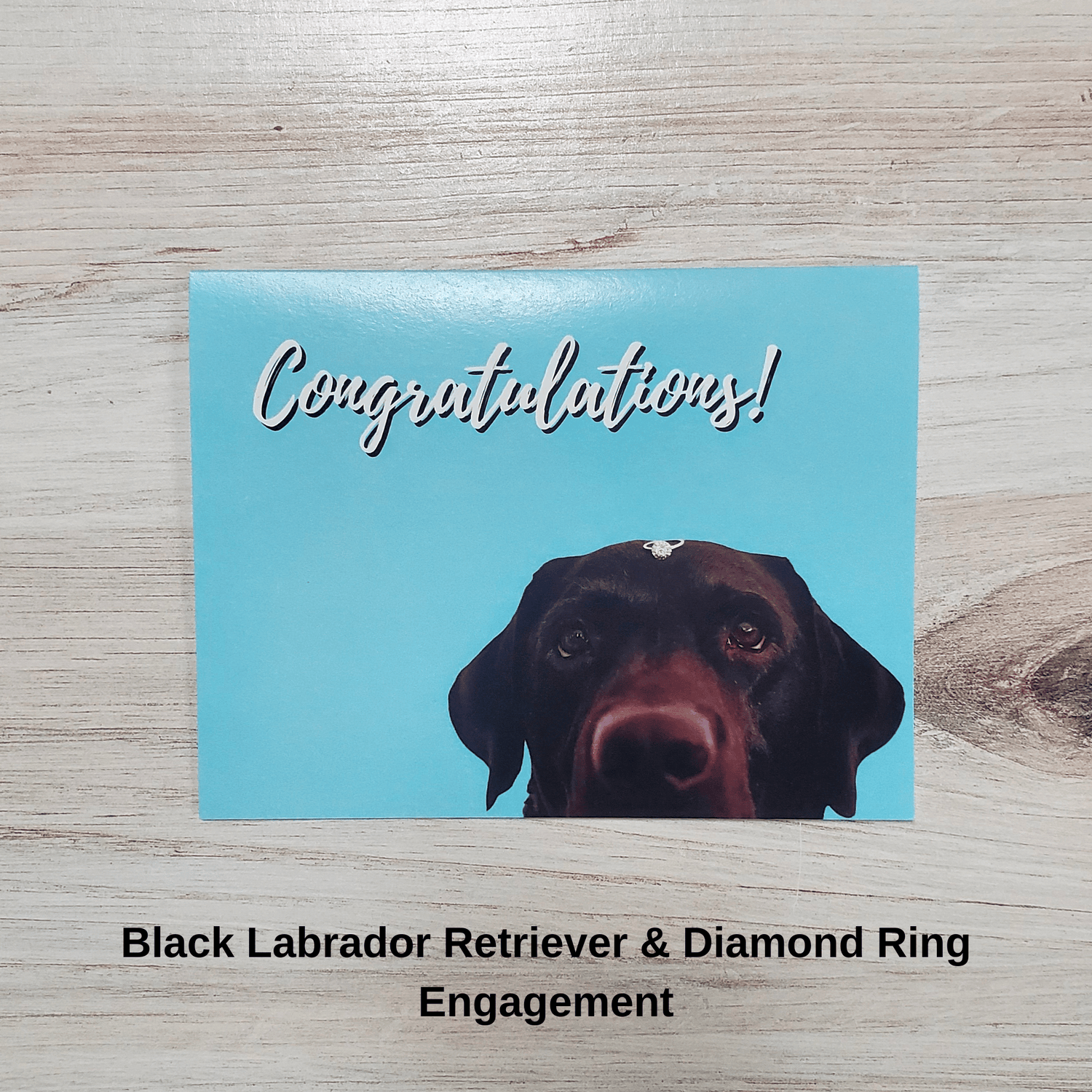 Black Lab Engagement Card
