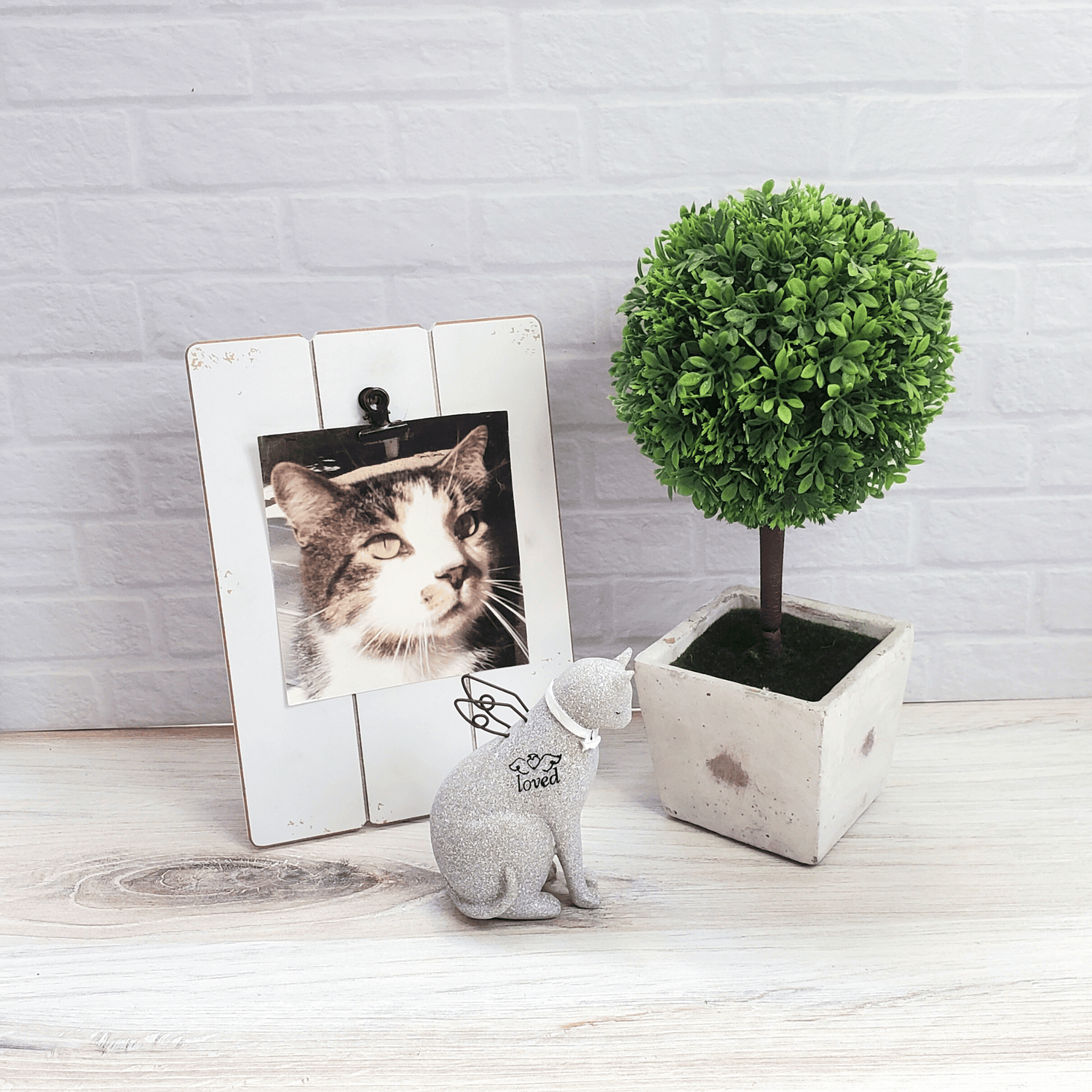 Faithful Angels Loved Cat Figurine