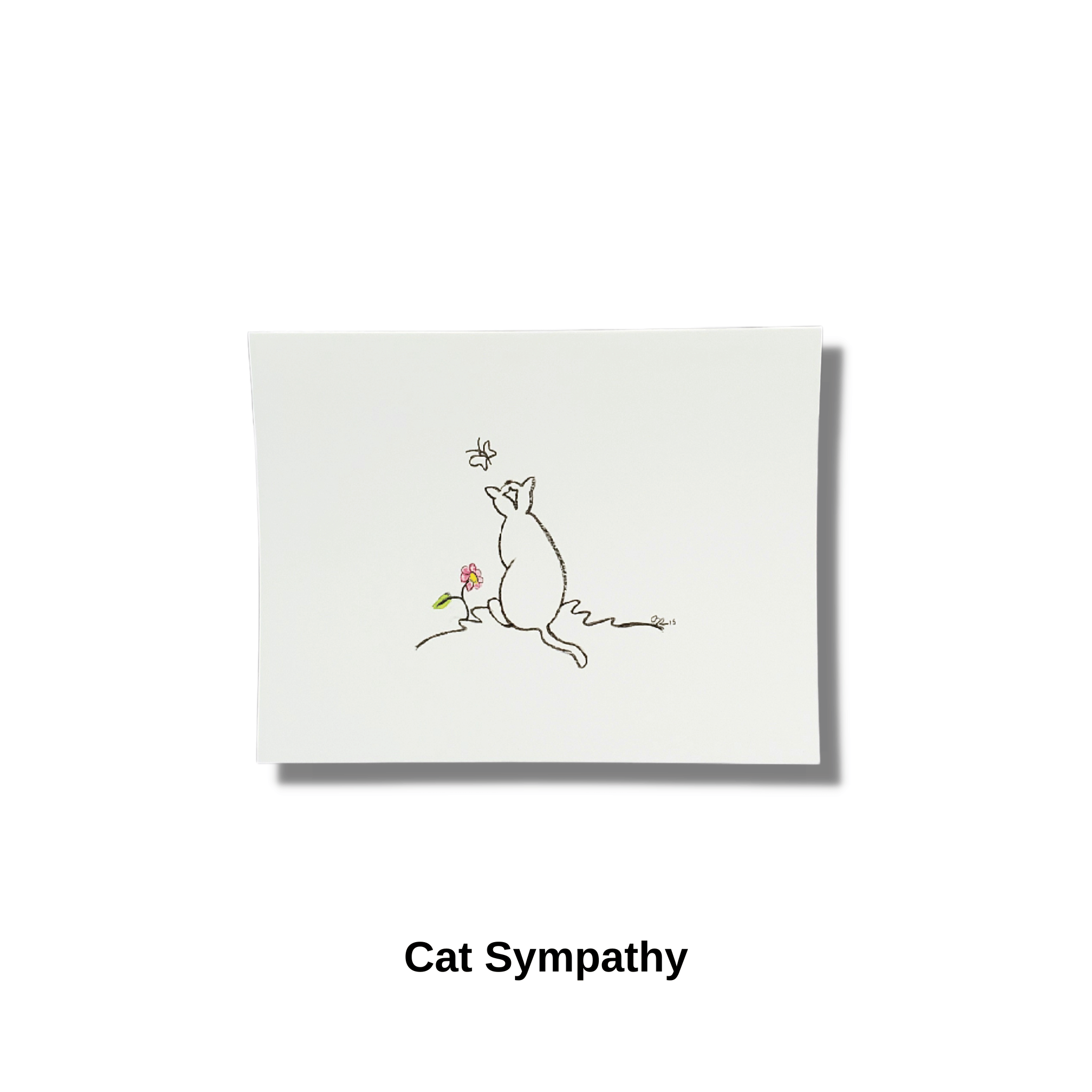 Cat Sympathy Card