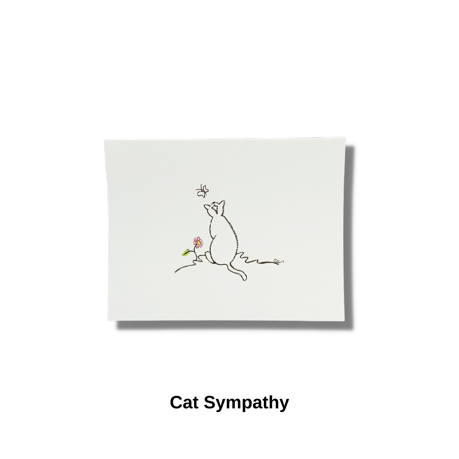 Cat Sympathy Card