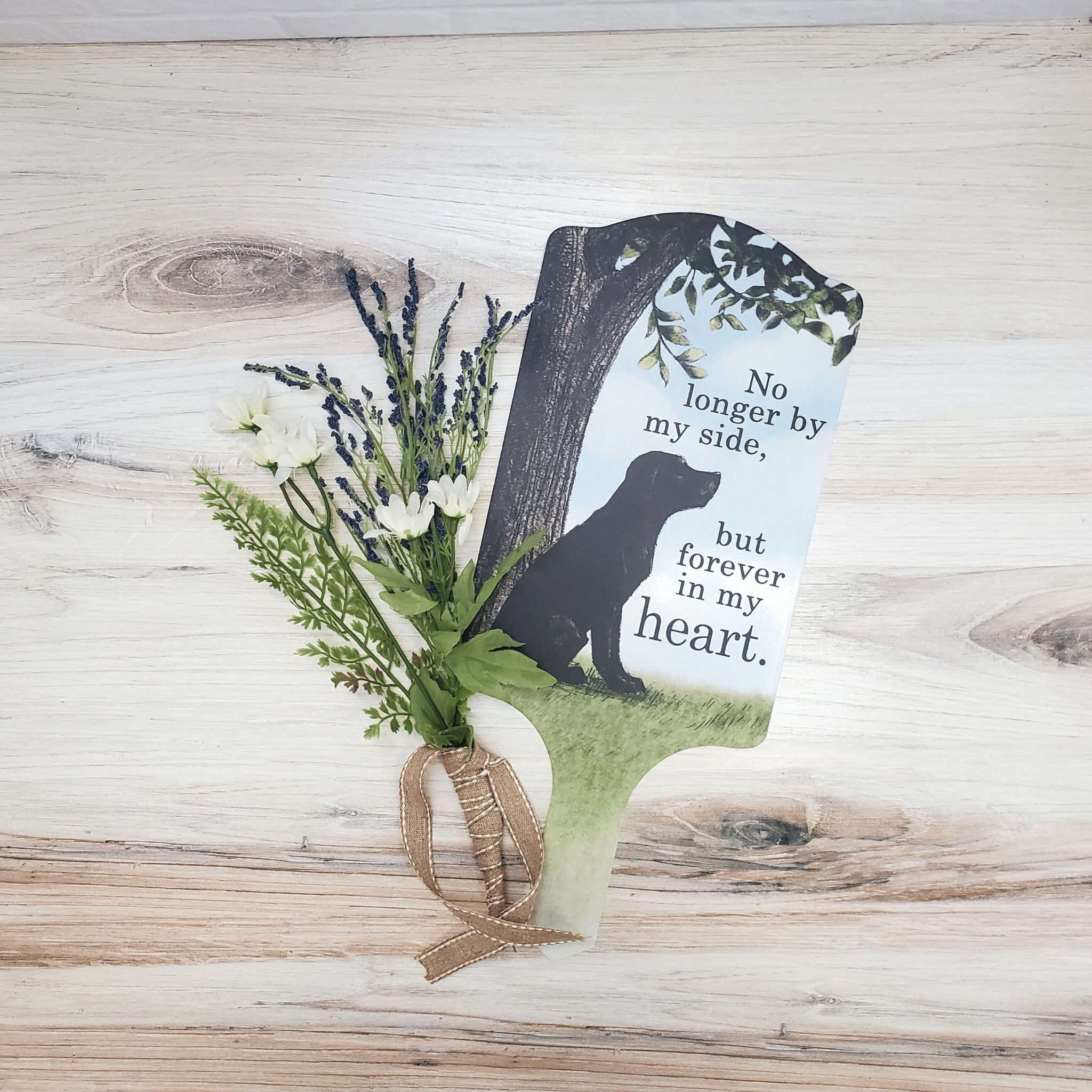 Dog Garden Stake-Forever in my Heart