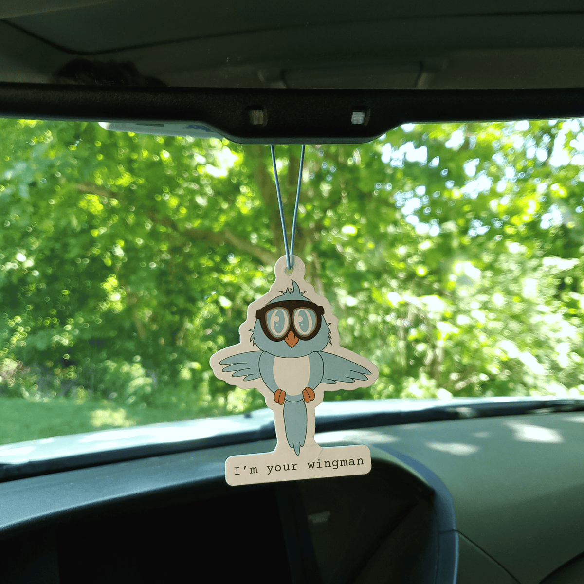 Fresh Rain Scented Car Air Freshener - Pet Themed - Blue Cockatiel - Pawsitively Fresh Collection from Pet Perennials