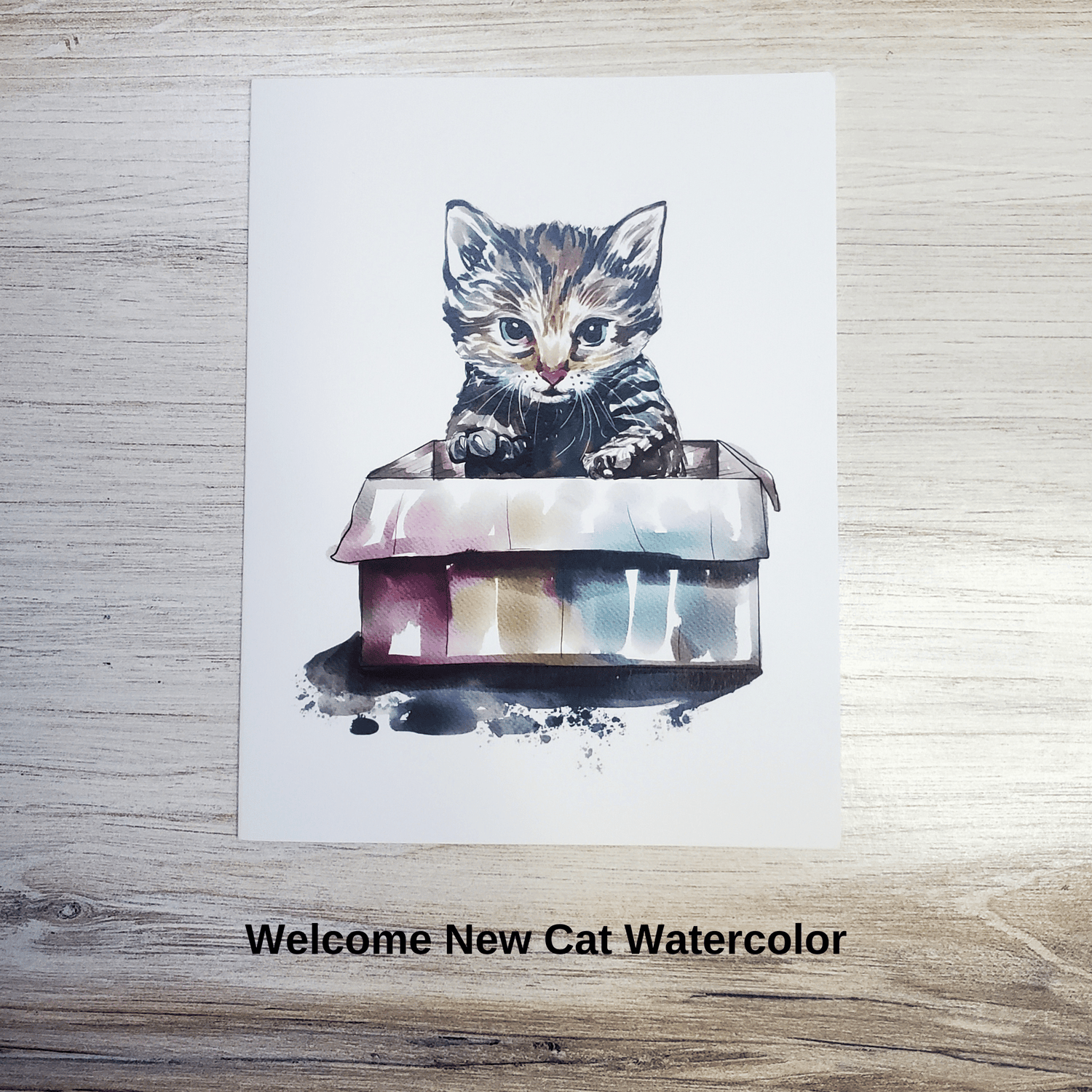 Cat Welcome Card