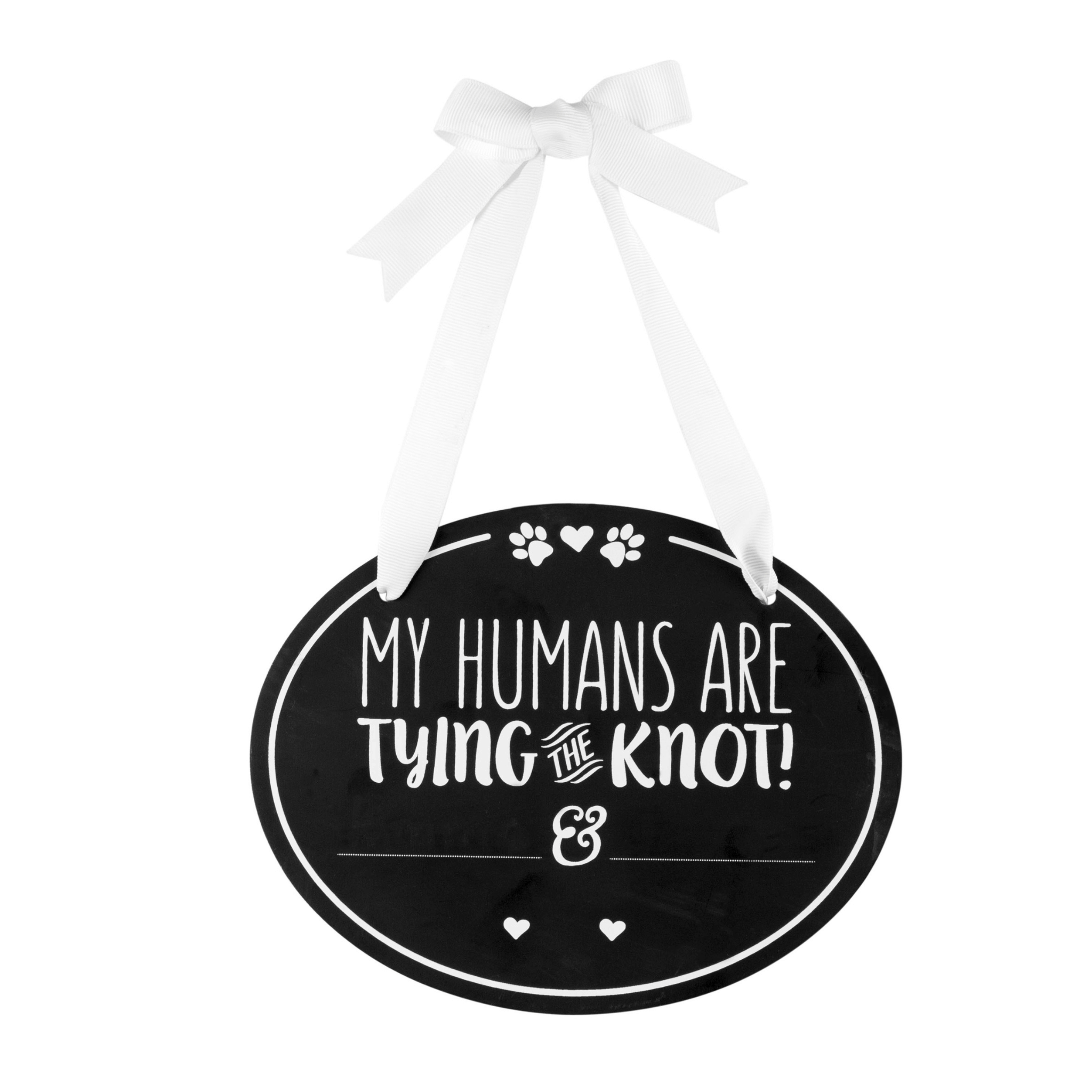 Pet Wedding Announcement Chalkboard Sign - Pet Perennials