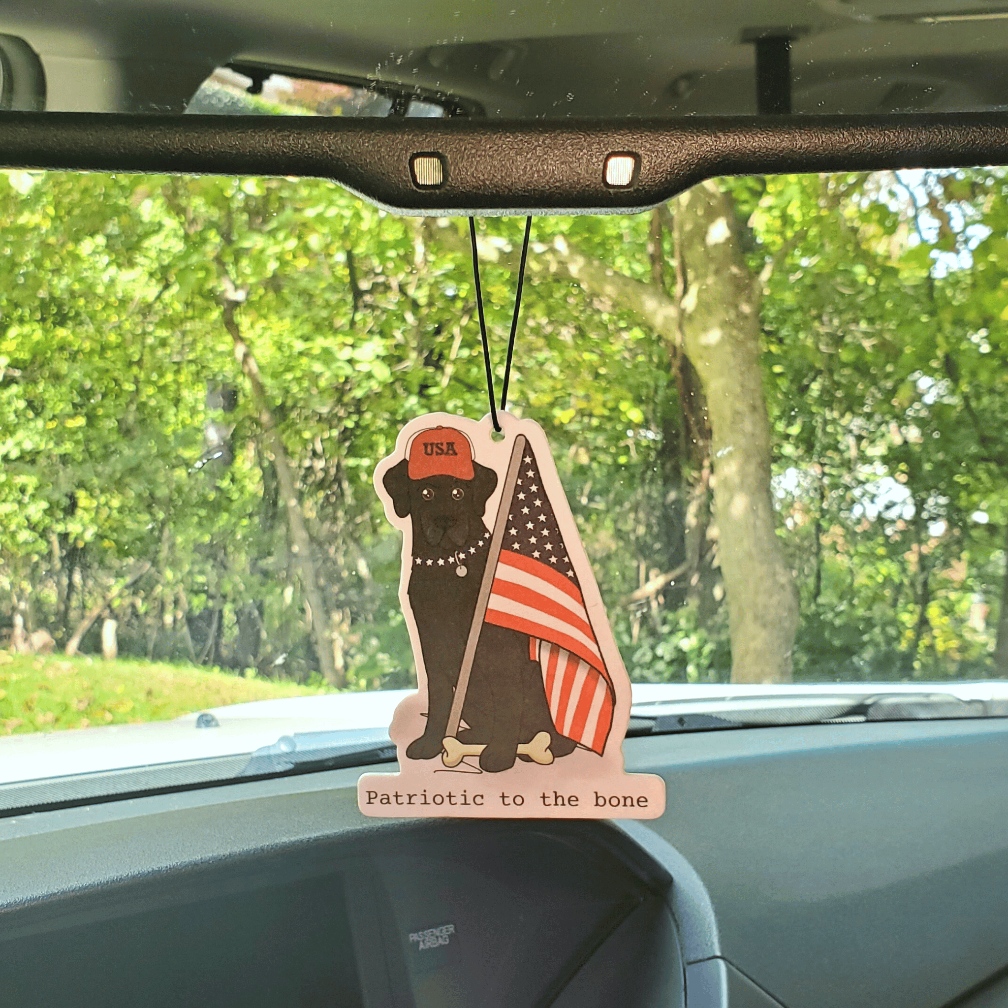 Patriotic To The Bone Car Air Freshener/Buzz Cut Scent