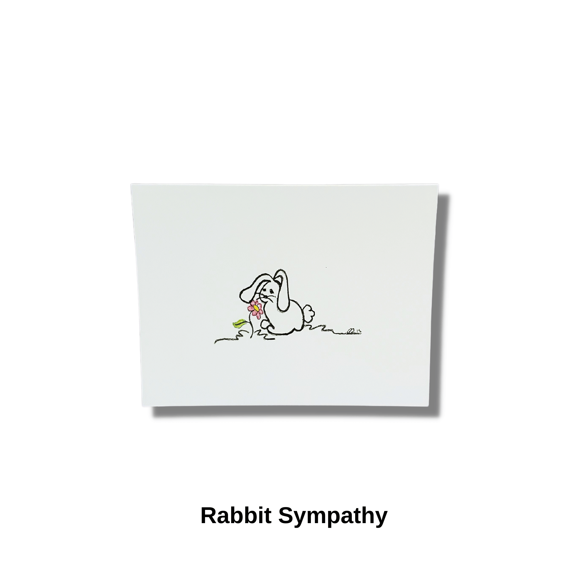 Rabbit Sympathy Card