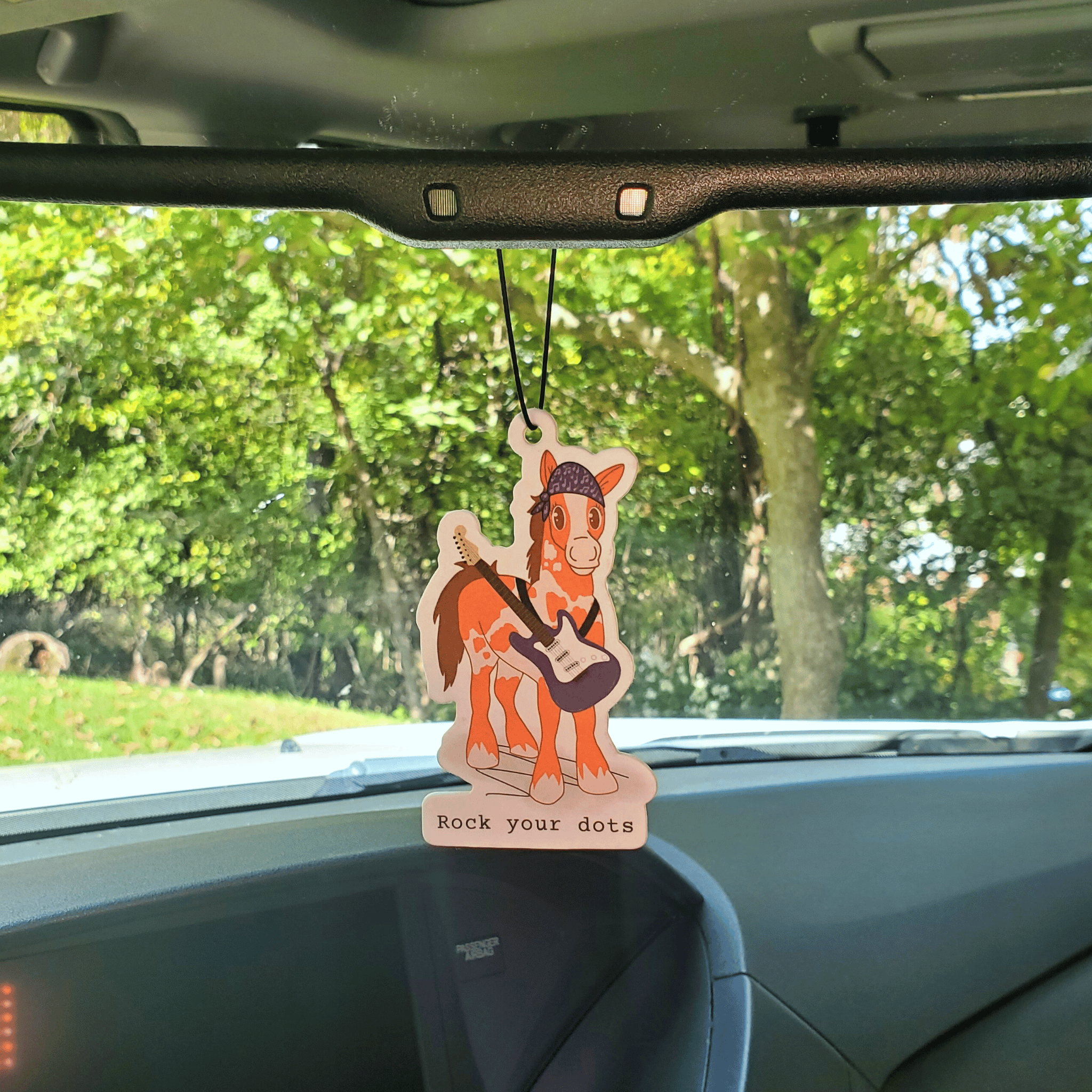Rock Your Dots Car Air Freshener/Hyper Exotic Scent