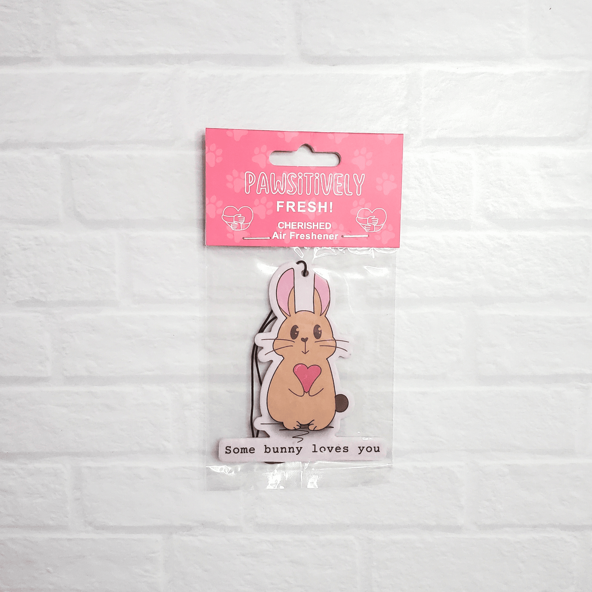 Cherished Scented Car Air Freshener - Pet Themed - Bunny - Pawsitively Fresh Collection from Pet Perennials