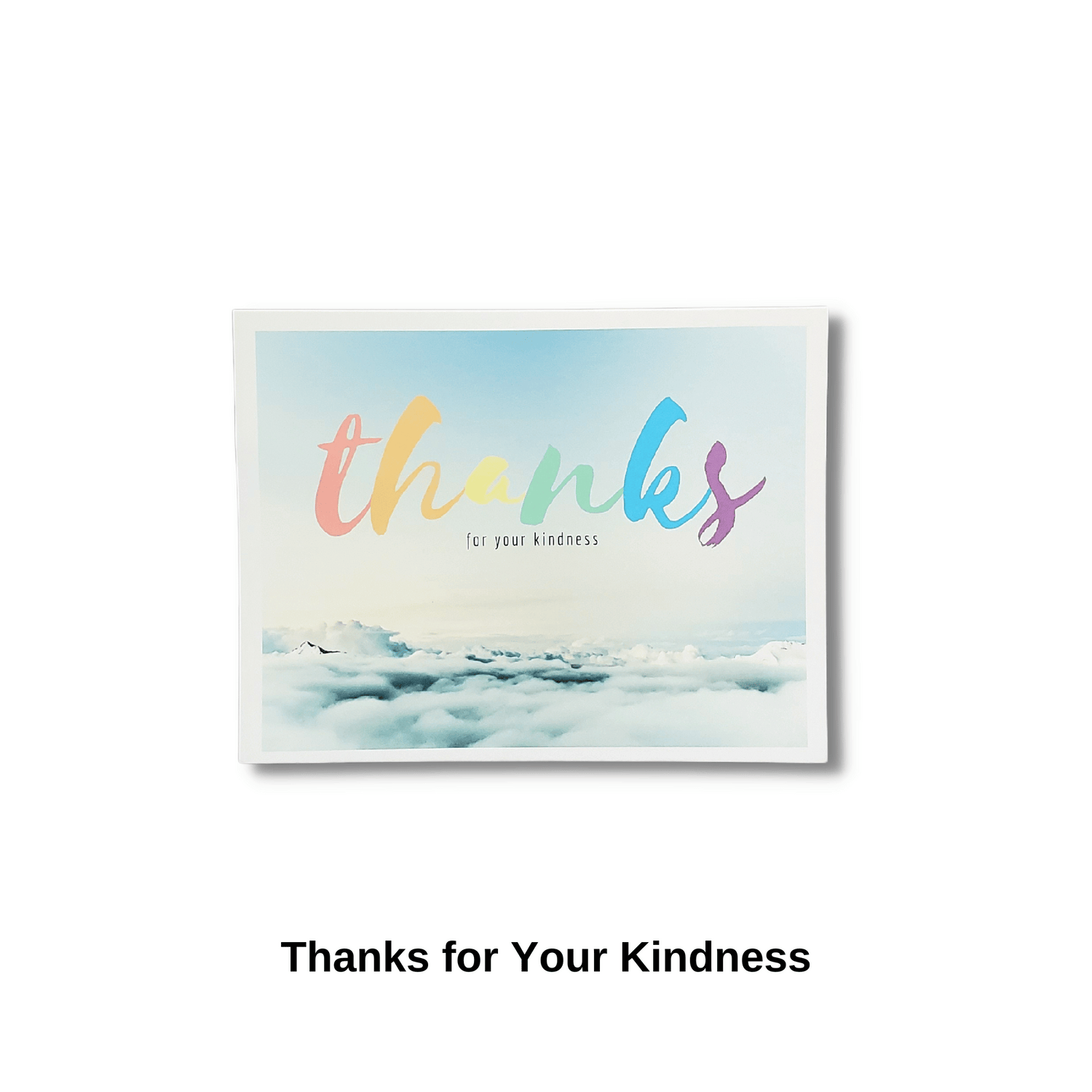 Thanks for Your Kindness Card