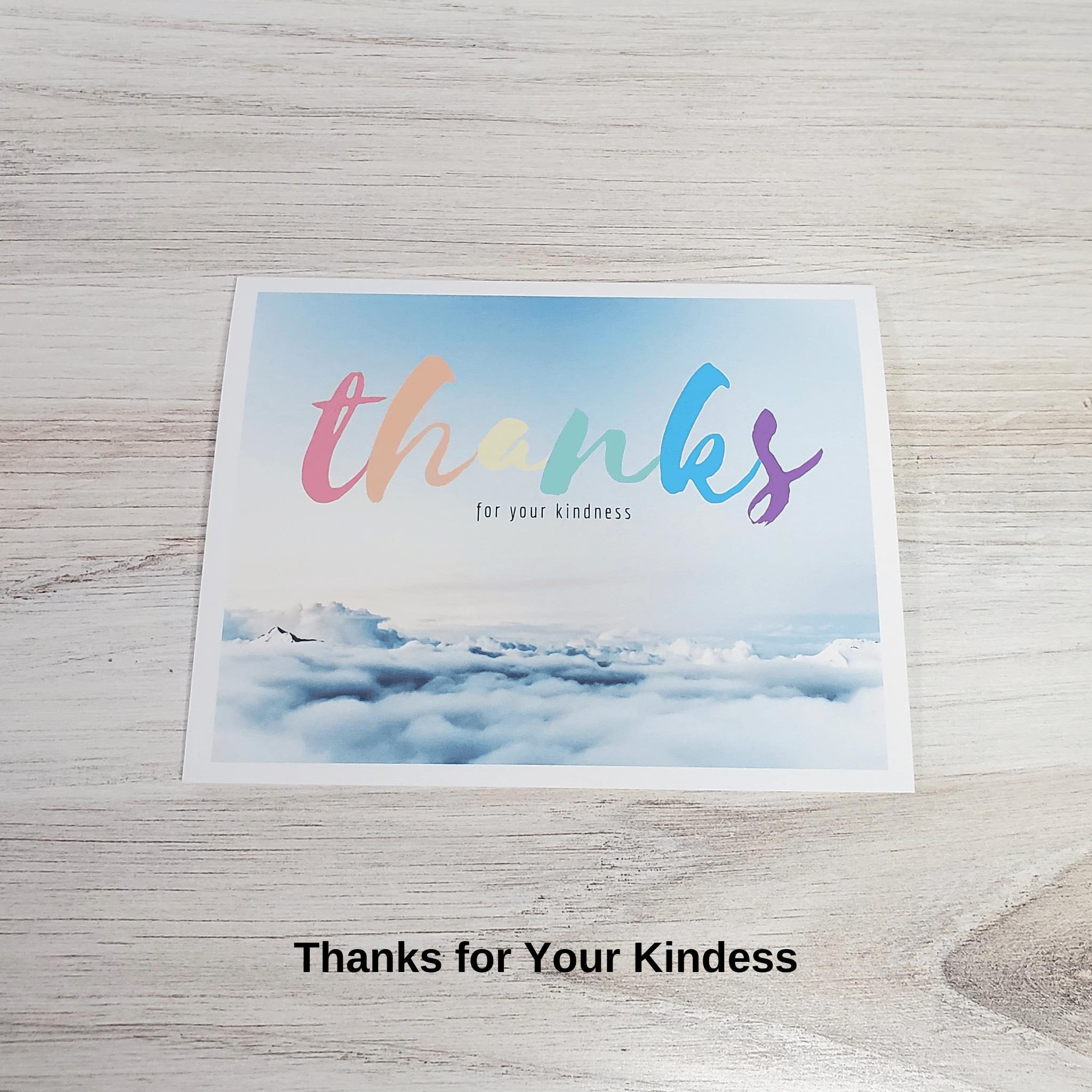 Thanks for your Kindness Card
