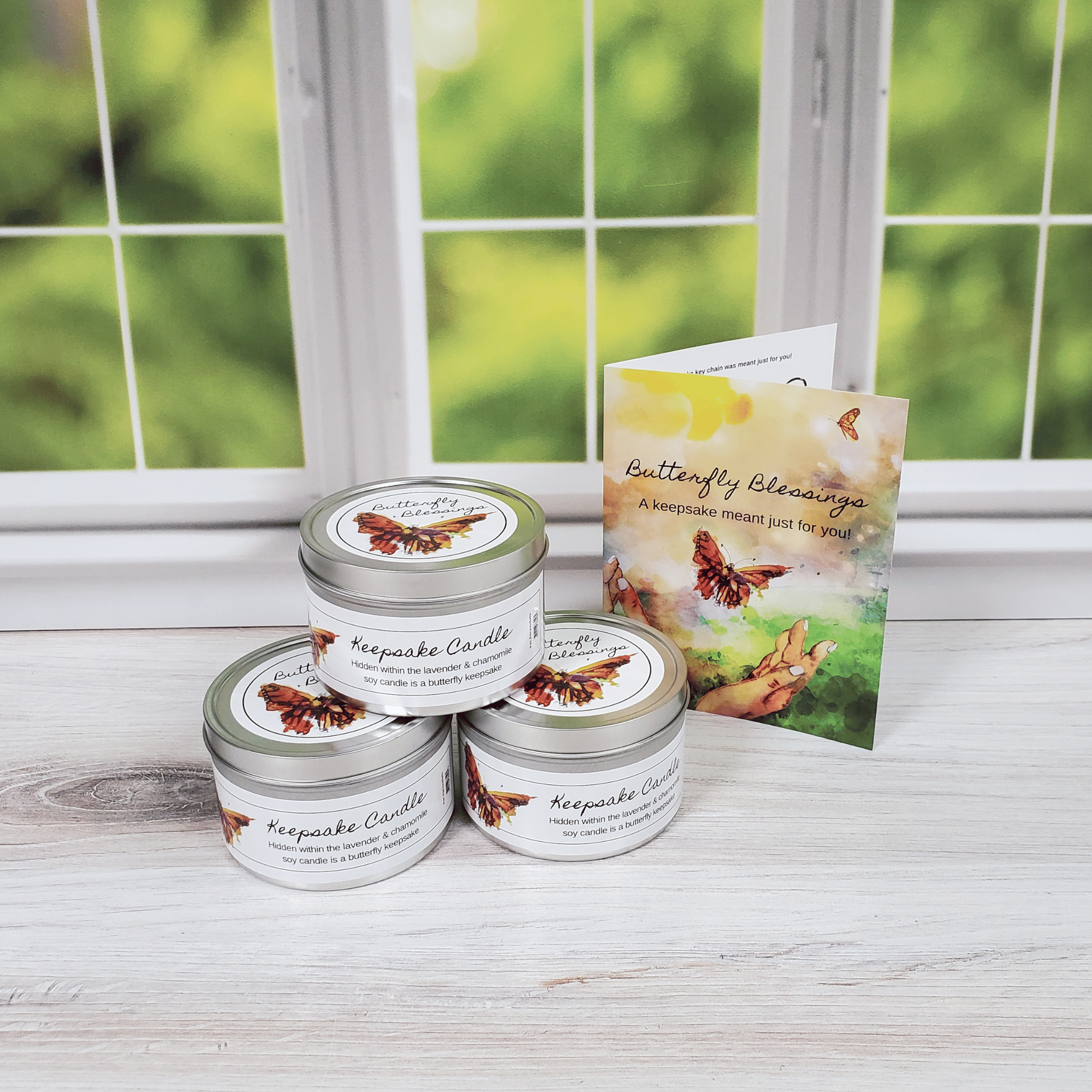 Butterfly Blessings Keepsake Candle - Pet Memorial Candle