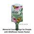 Memorial Garden Sign for People - Pet Perennials