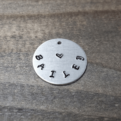 Personalized Hand Stamped Styles - Option - Pet Perennials