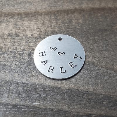 Personalized Hand Stamped Styles - Option - Pet Perennials