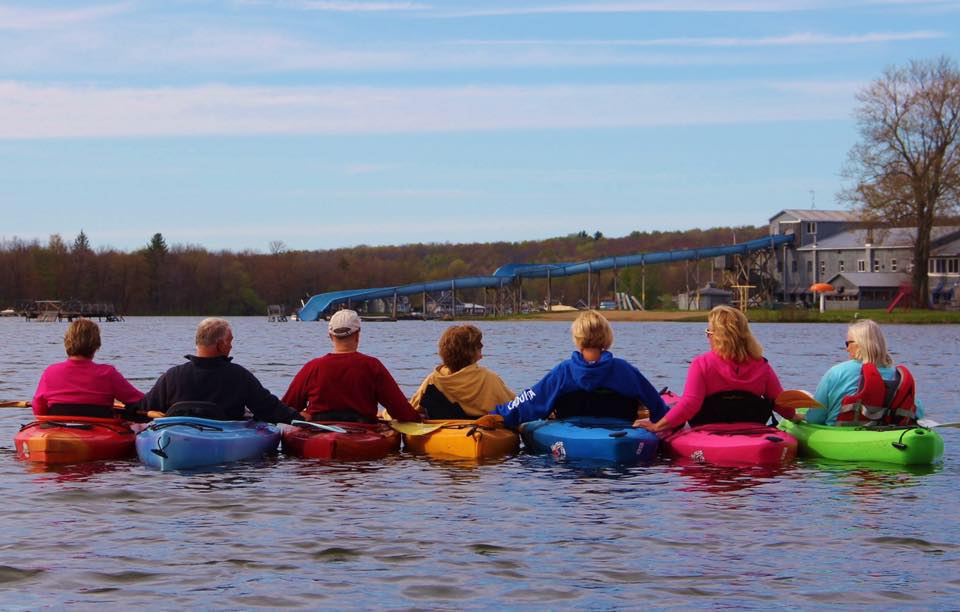 Canadohta Lake Life Kayak Time Early Spring with Friends