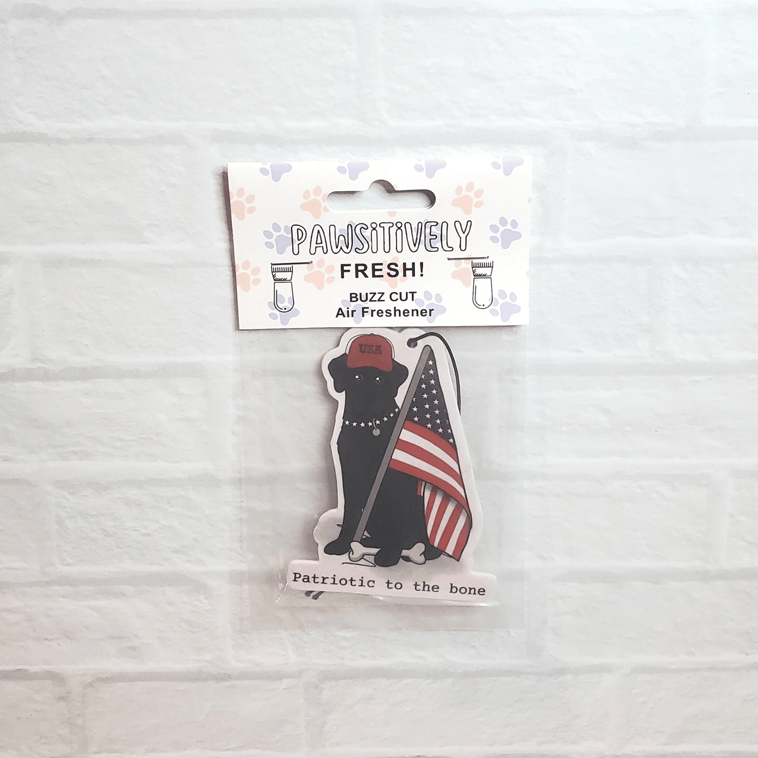 Pawsitively Fresh Air Freshener-Patriotic-to-the-bone/Buzz Cut Scent