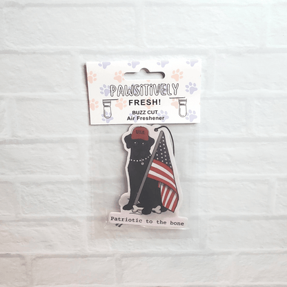 Pawsitively Fresh Air Freshener-Patriotic-to-the-bone/Buzz Cut Scent