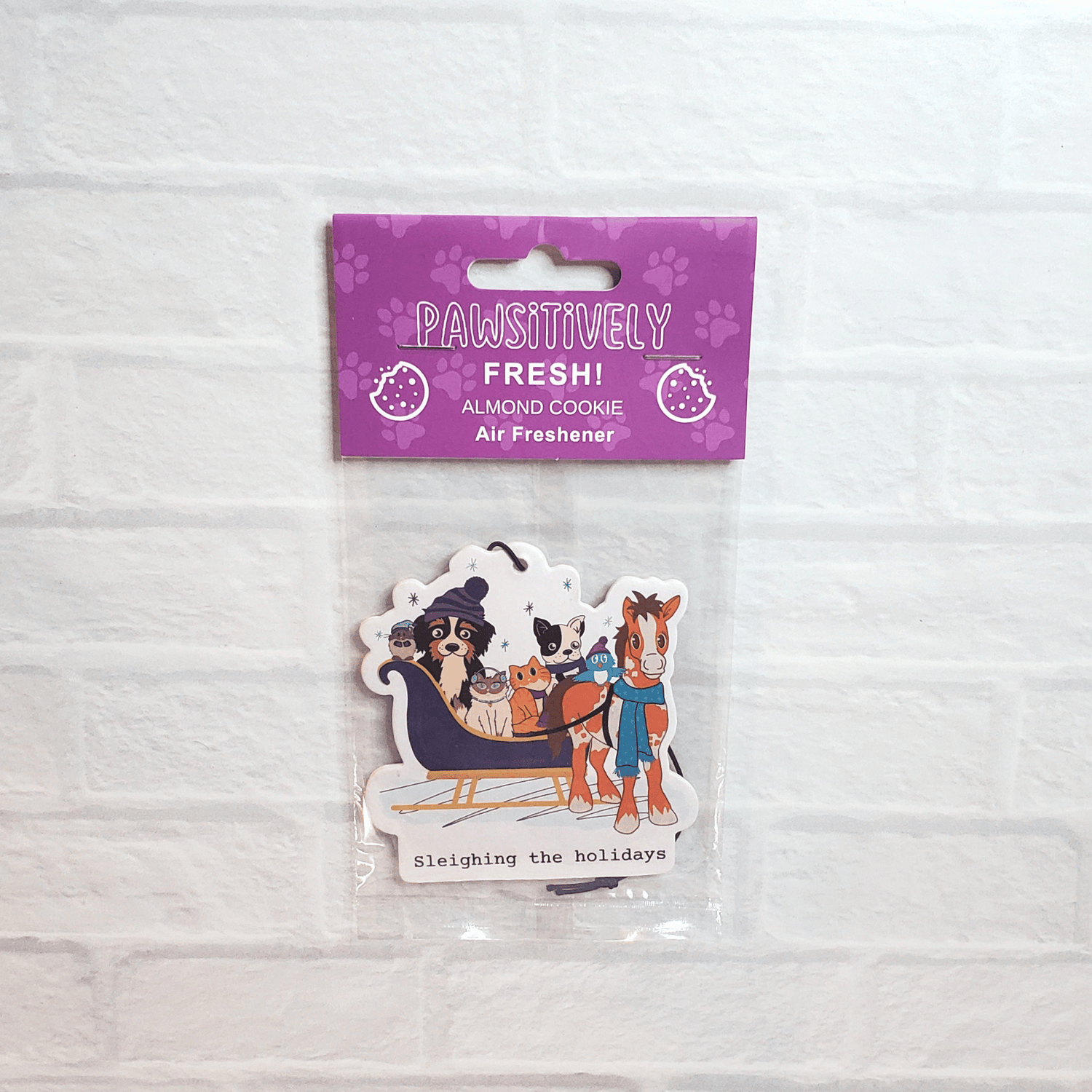Pawsitively Fresh Air Freshener-Holiday/Almond Cookie Scent