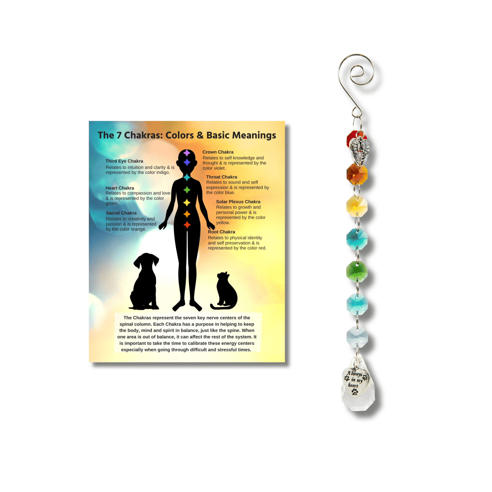 Pet Perennials - Pet Crystal Memorial Suncatcher for Dogs or Cats