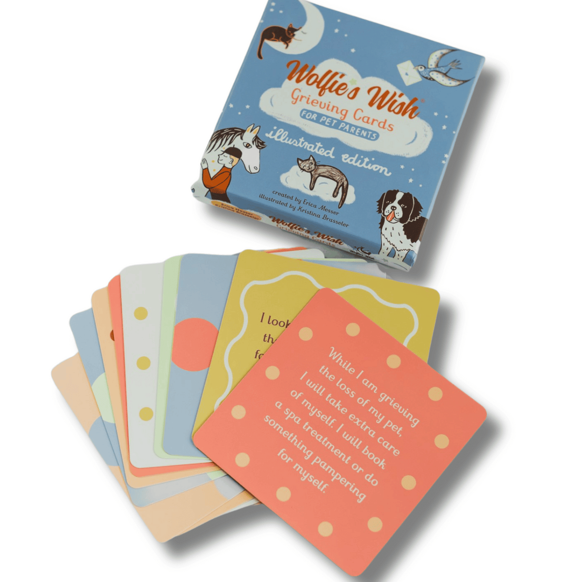 Wolfie&#39;s Wish Pet Loss Grieving Cards