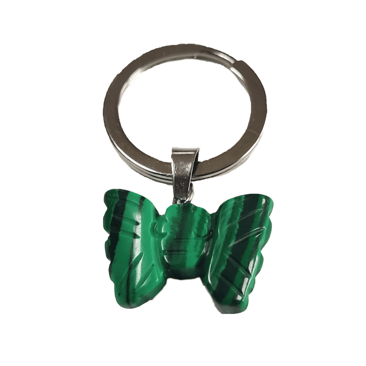Butterfly Blessings Keepsake Candle - Pet Memorial Candle - Malachite Butterfly Keychain