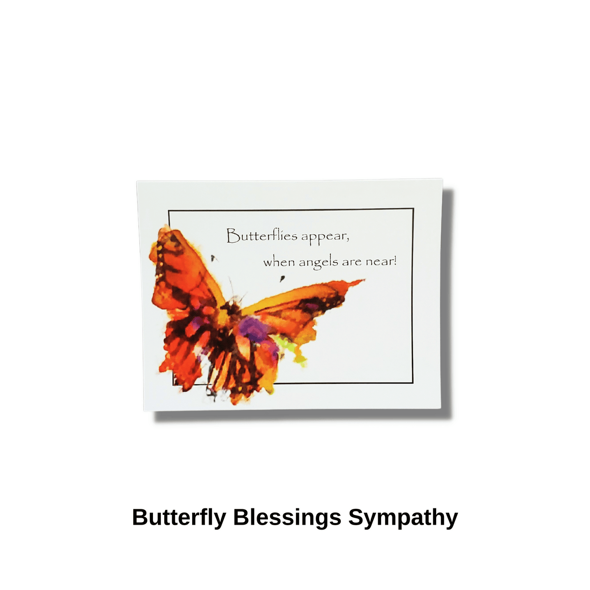 Butterfly Blessings Sympathy Card