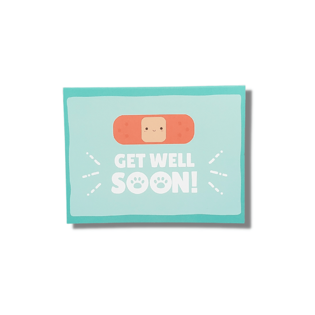 Get Well Boo Greeting Card - dog get well card, cat get well card, pet lover get well card