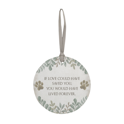 Pet Loss Comfort Ornament