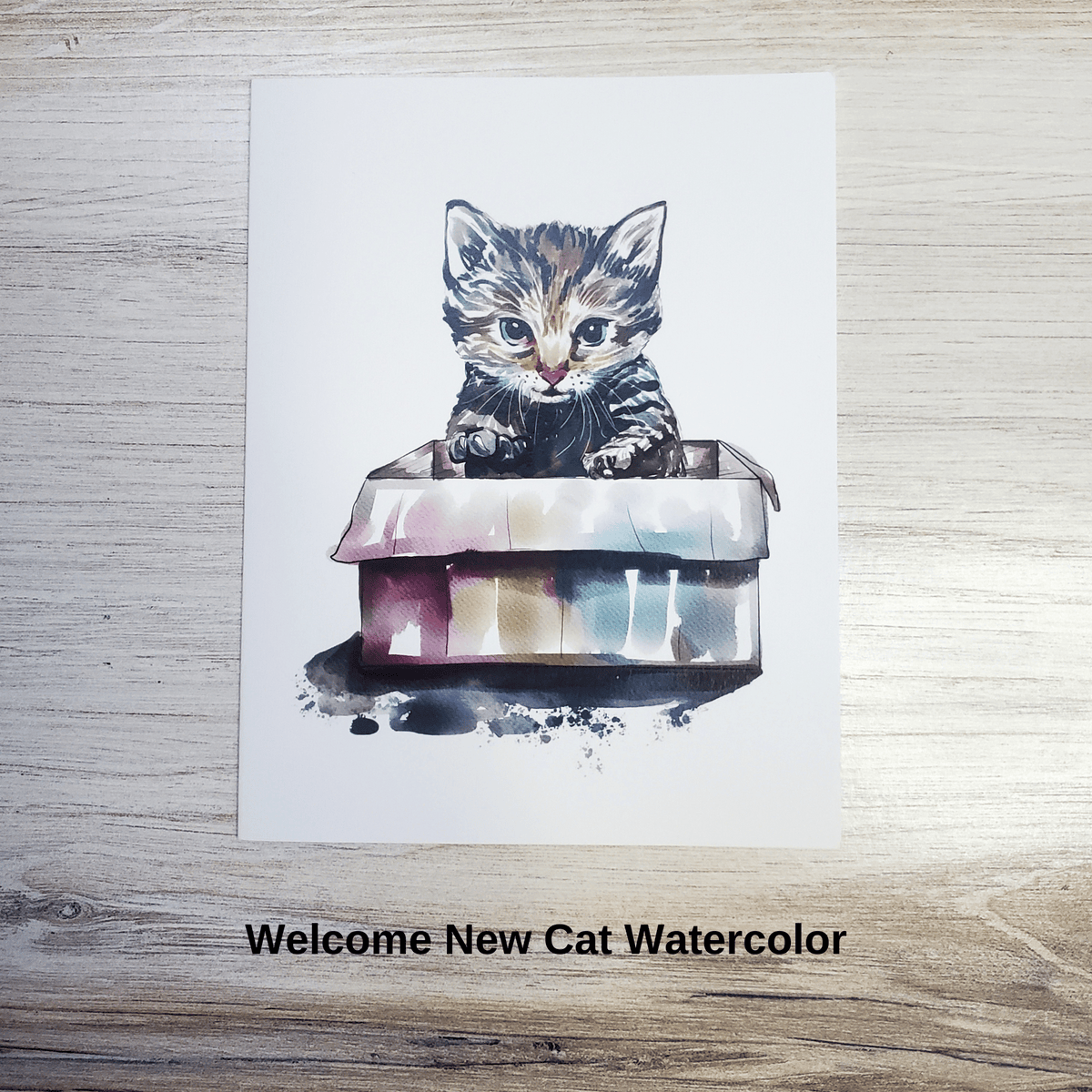 Cat Welcome Card
