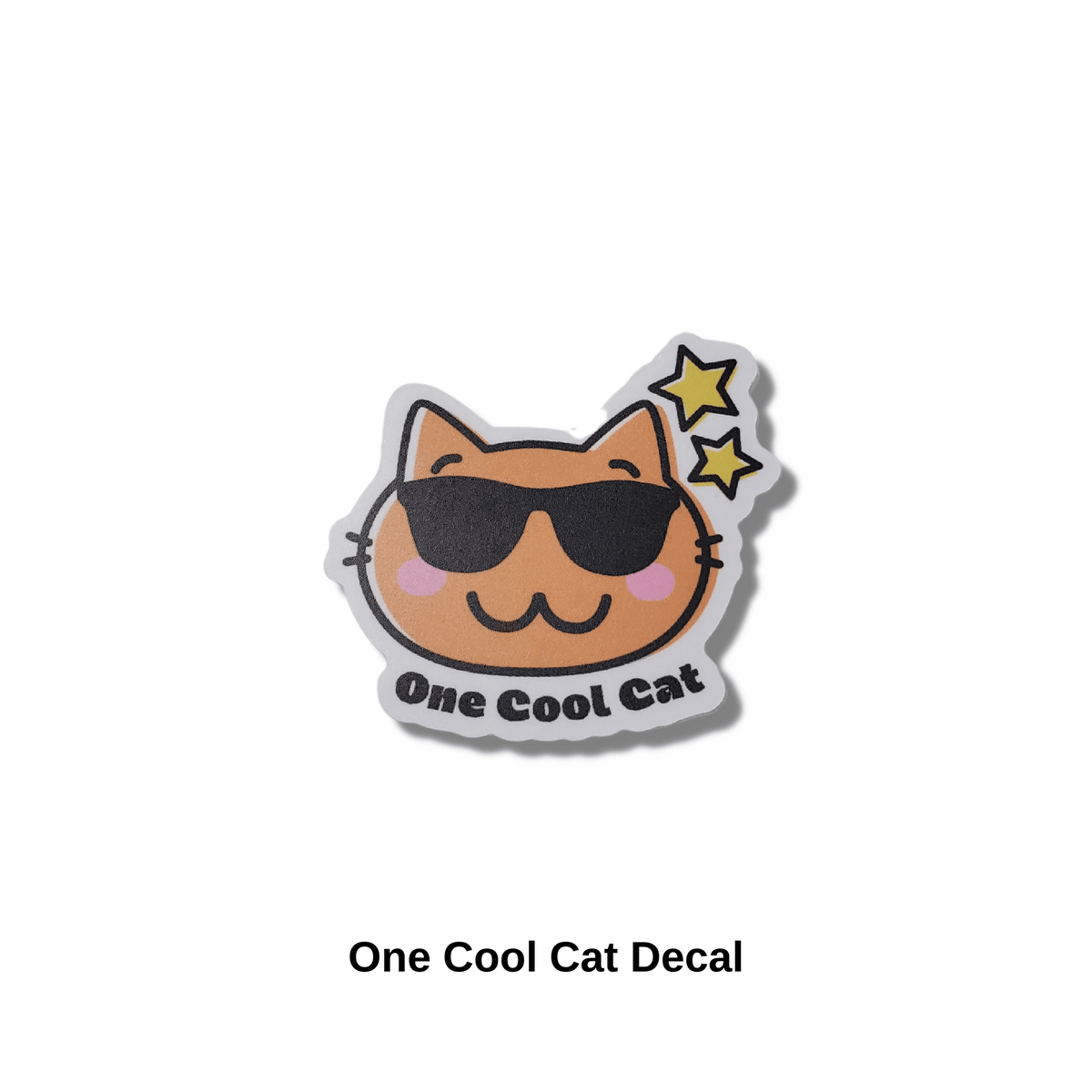 New Cat welcome One Cool Cat Decal