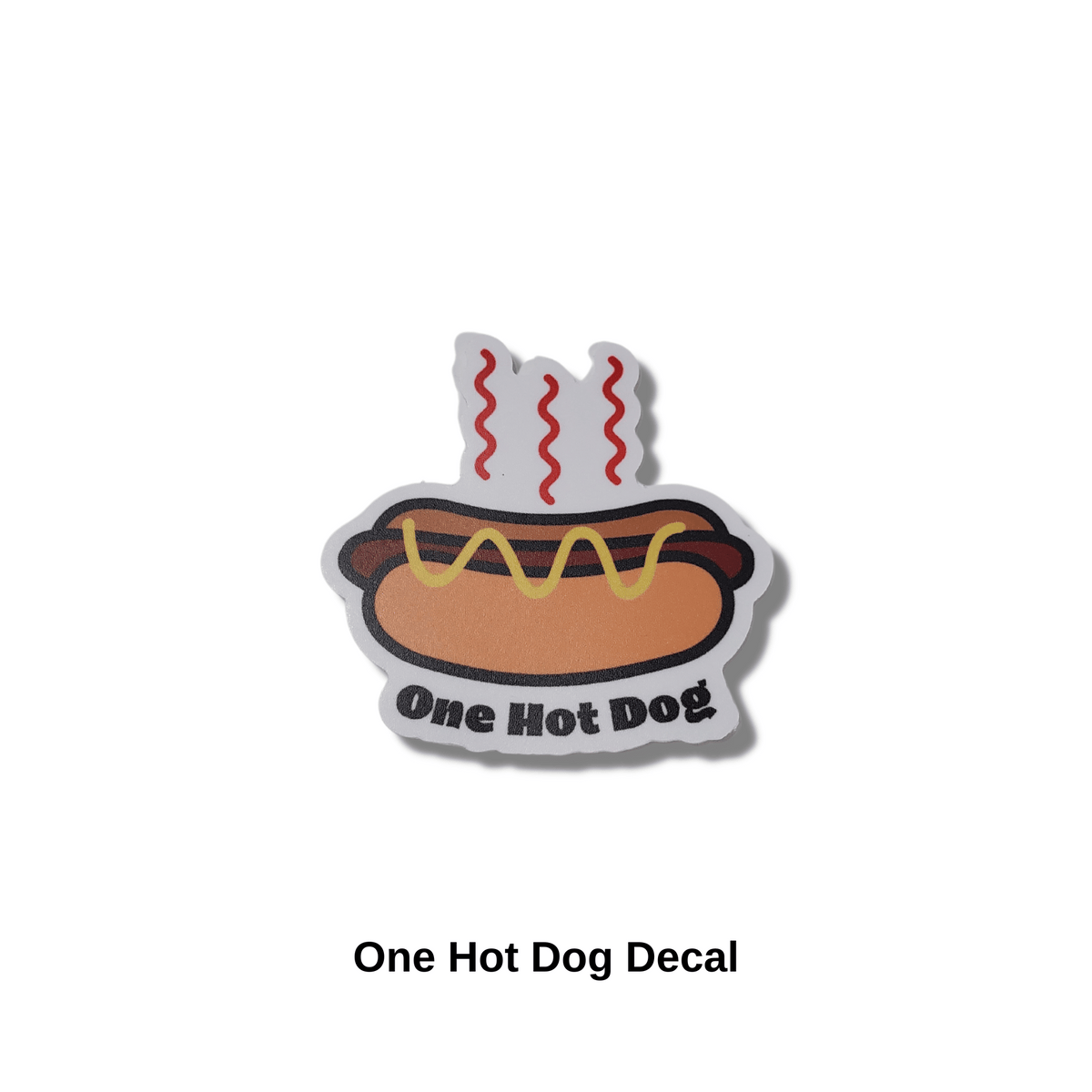 New Dog Welcome One Hot Dog Decal