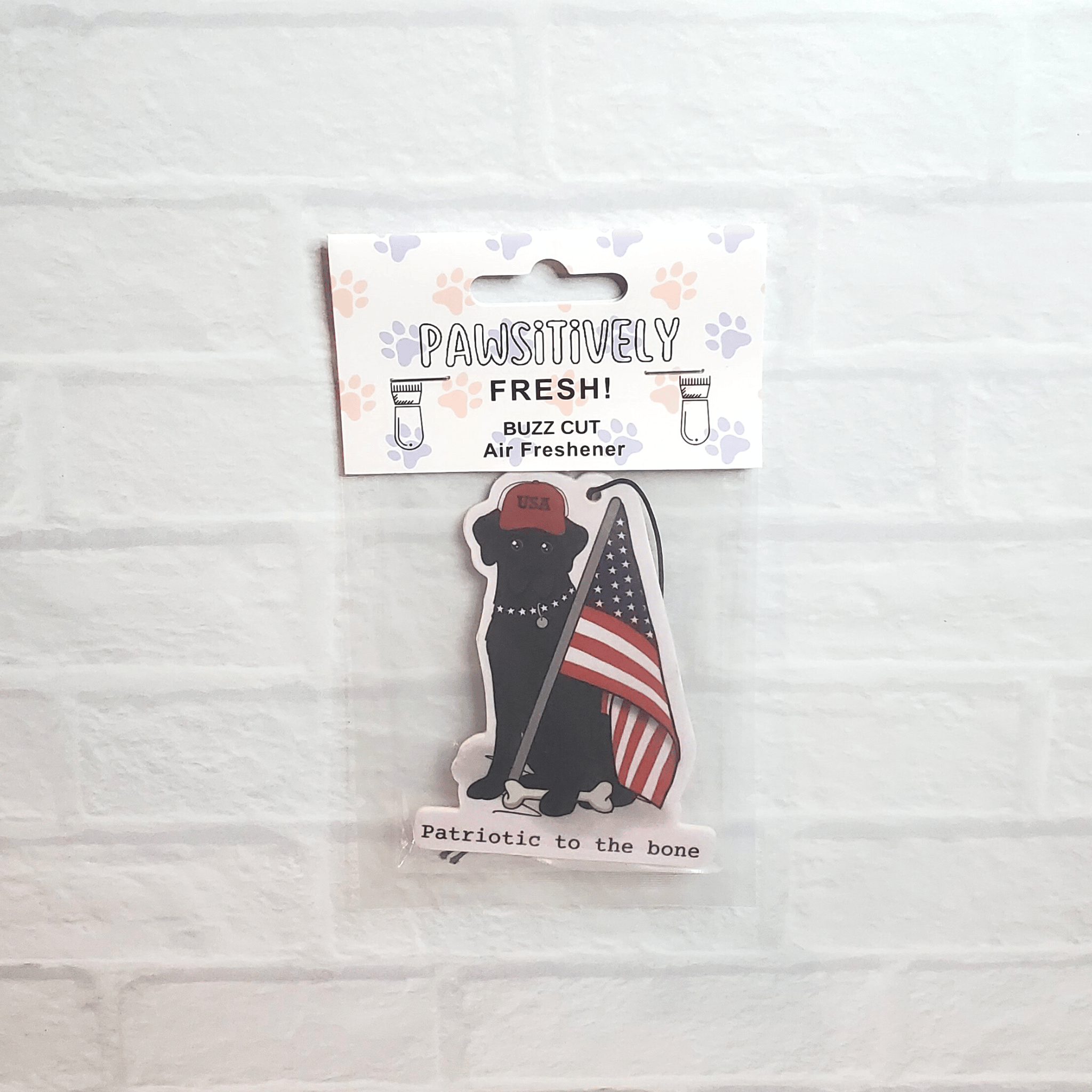 Patriotic To The Bone Car Air Freshener/Buzz Cut Scent