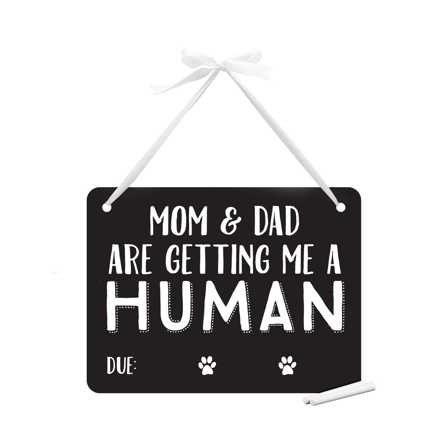 Pet Baby Announcement Chalkboard Sign - Pet Perennials