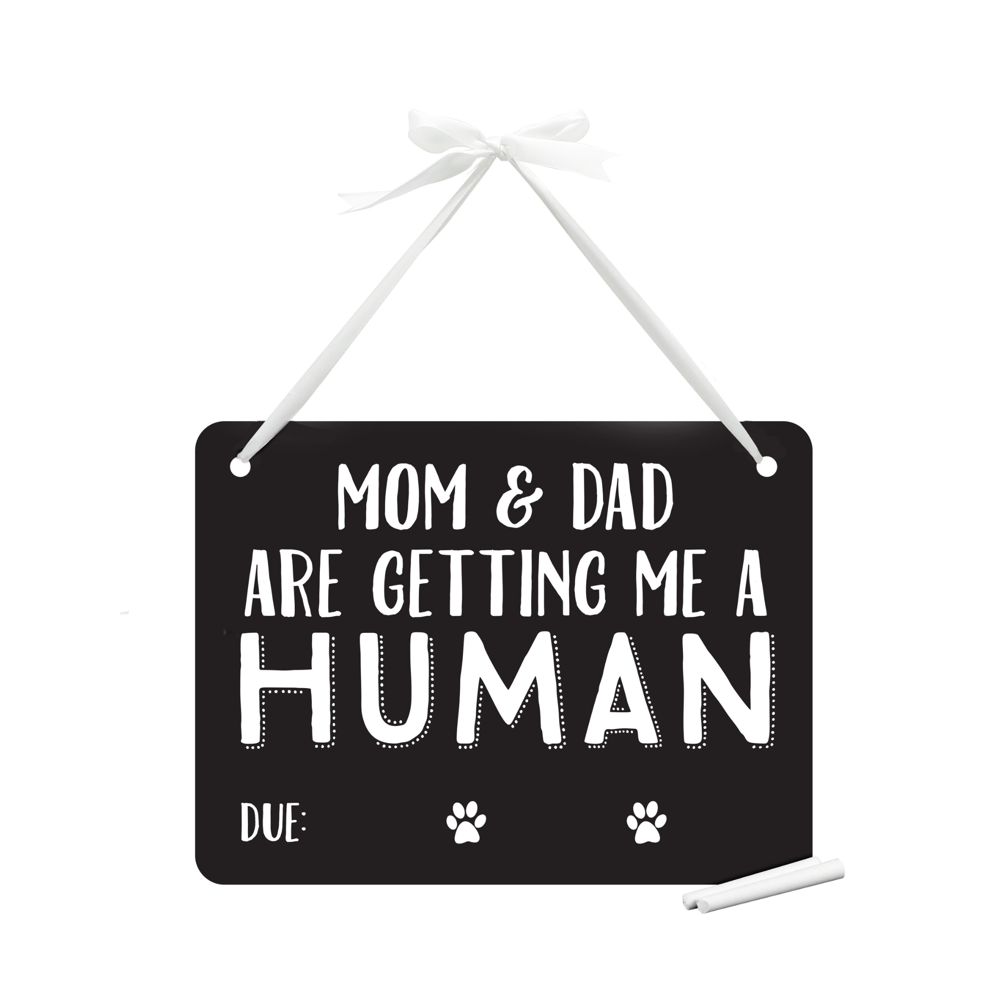 Pet Baby Announcement Chalkboard Sign - Pet Perennials