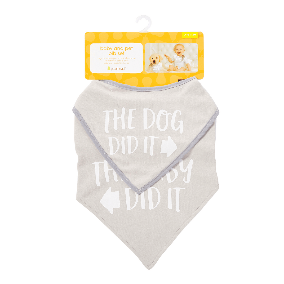 Matching baby bib 2024 and dog bandana