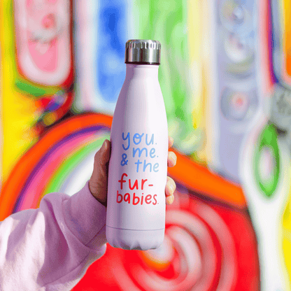 You, Me, &amp; the Furbabies Water Bottle - Pet Perennials