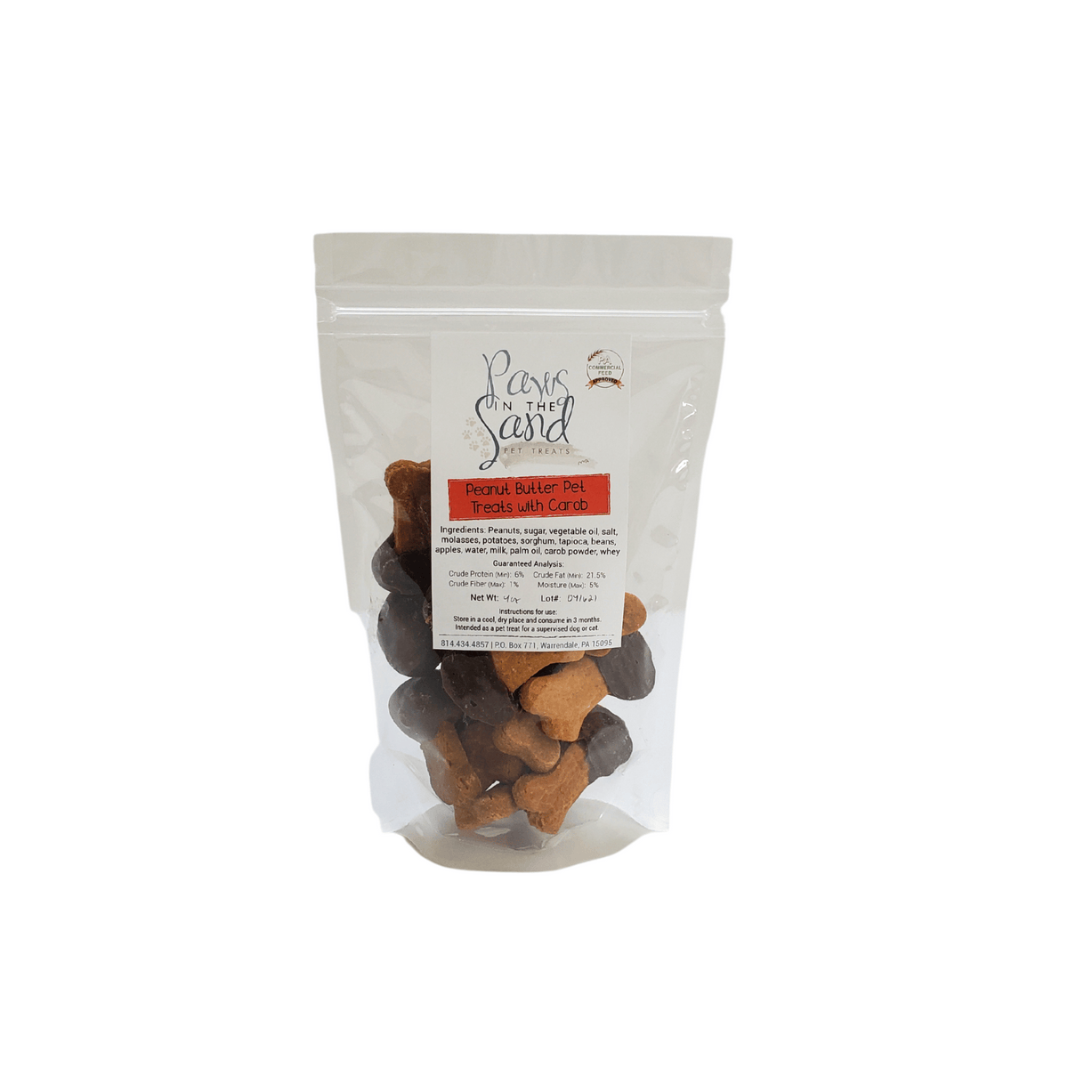 Peanut Butter and Carob Treats for Dog