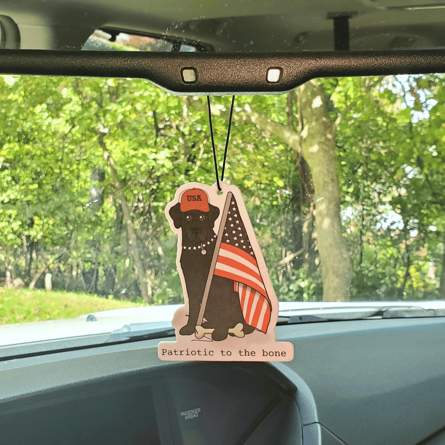 Patriotic To The Bone Car Air Freshener/Buzz Cut Scent