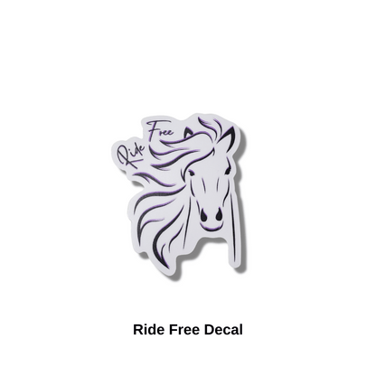 Ride Free Horse Memorial Decal