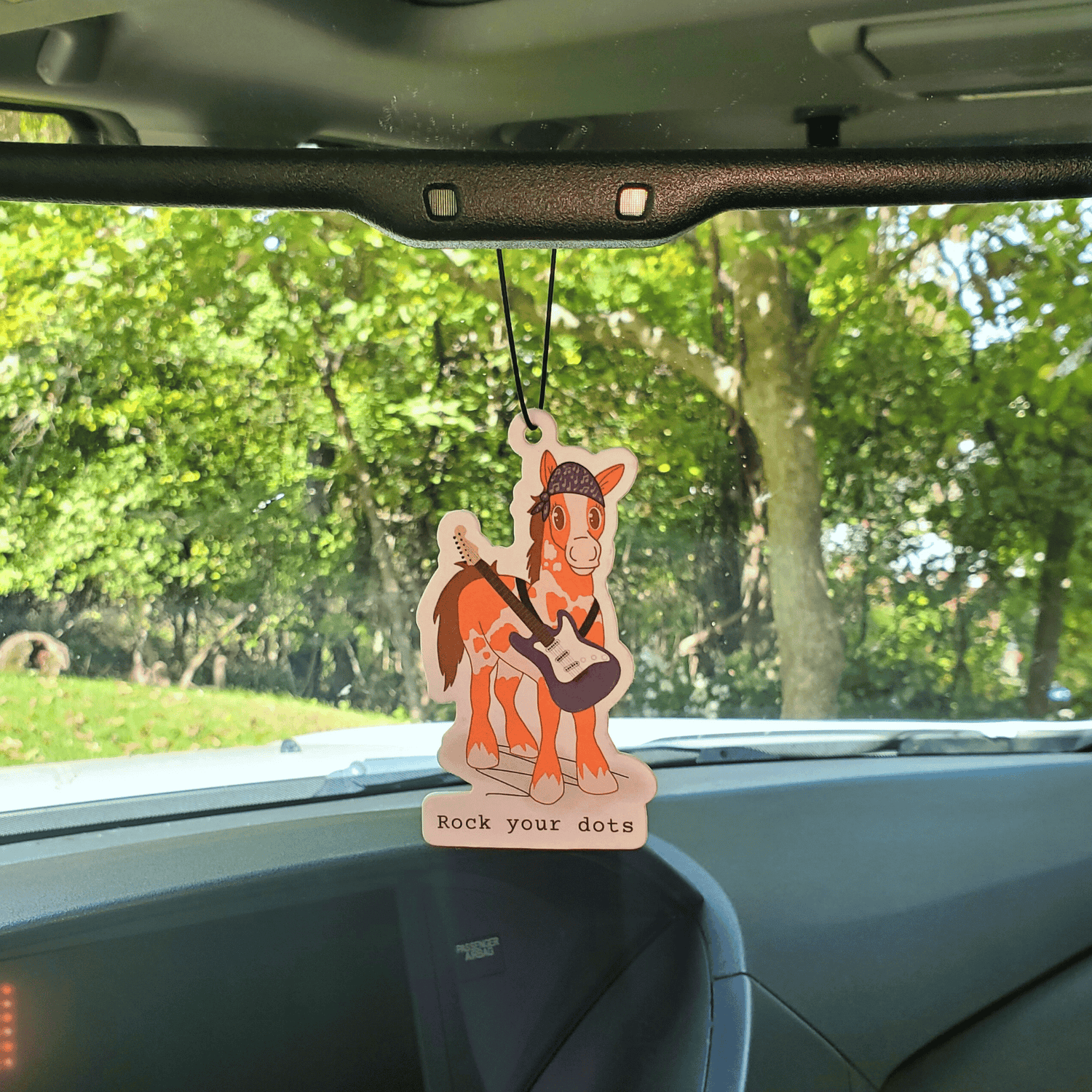 Rock Your Dots Car Air Freshener/Hyper Exotic Scent