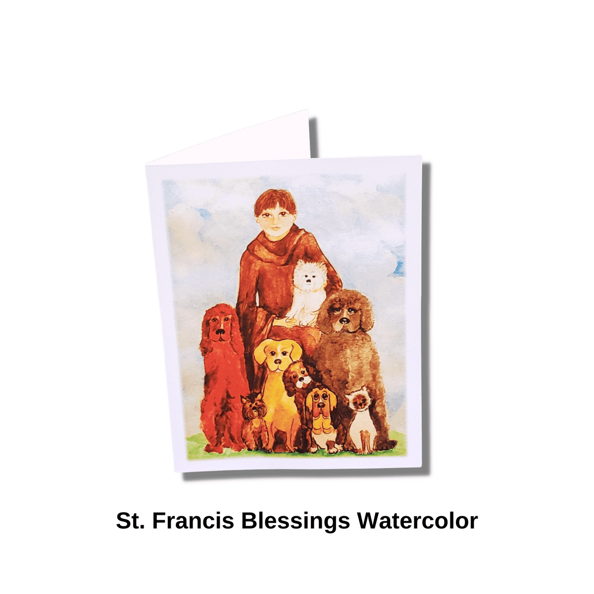 St. Francis Blessings Card Pet Greeting Card