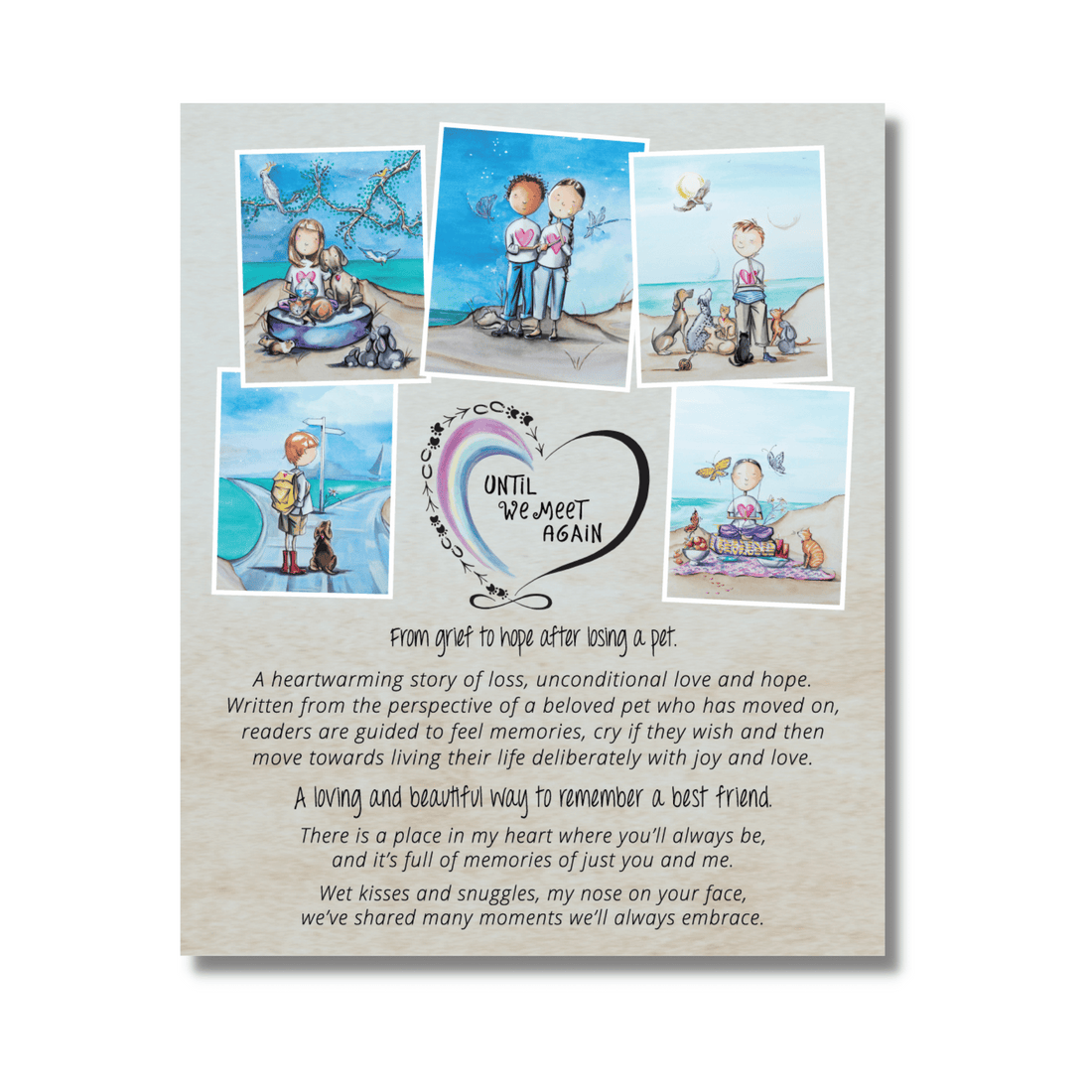 Pet Loss Book &quot;Until We Meet Again: From grief to hope after losing a pet&quot;