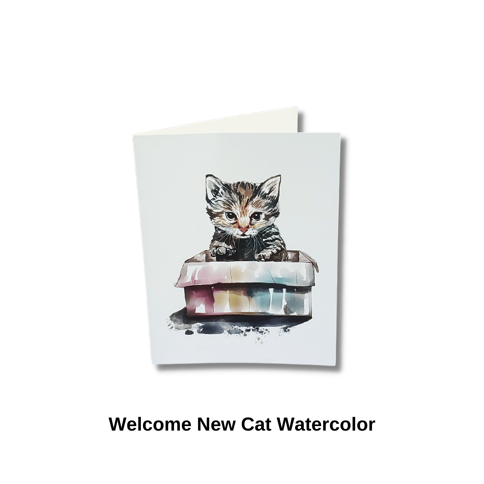 New Cat Welcome Card