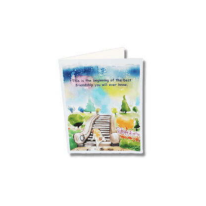 New dog card send personalized message of congrats to the pet family with decal