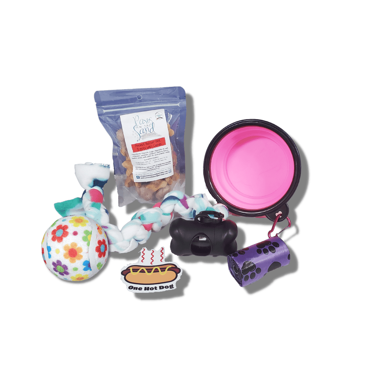 Doggie Playtime Bundle dog toys and dog treats -Pet Perennials